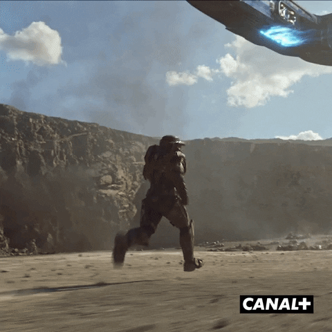 Master Chief Run GIF by CANAL+