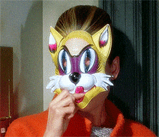 audrey hepburn mask GIF
