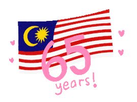 Malaysia Merdeka Sticker by Nita Cosmetics