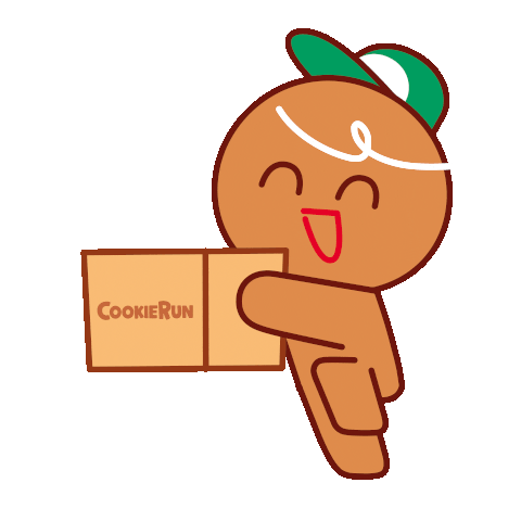 Delivery Running Sticker by cookierun