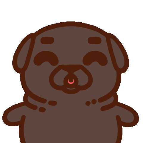 Sticker by Puglie Pug