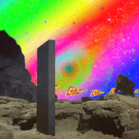 Rainbow Space GIF by audreyobscura