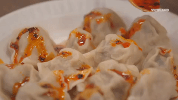 dumplings food court GIF by F*CK, THAT'S DELICIOUS