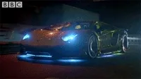 gif of lamborghini lighting up in different colors