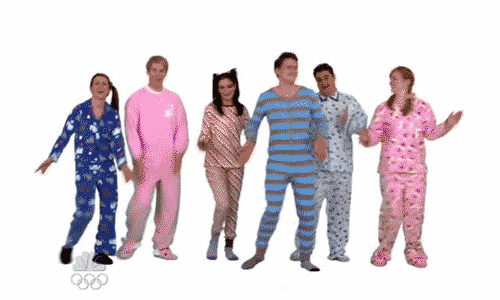 Image result for gifs of people in pajamas