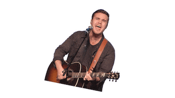 Rock On Singing Sticker