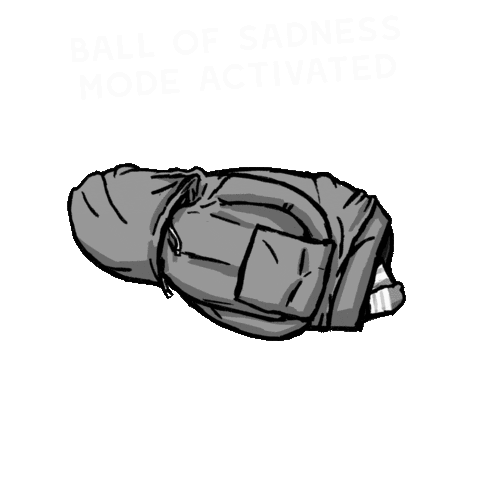 Dark Ball Sticker by sandserif