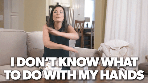 What Do I Do With My Hands GIFs - Get the best GIF on GIPHY