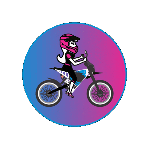 Travel Electricmotorcycle Sticker by Qulbix