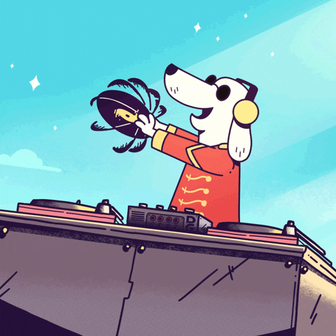 dog party GIF by Bakermat