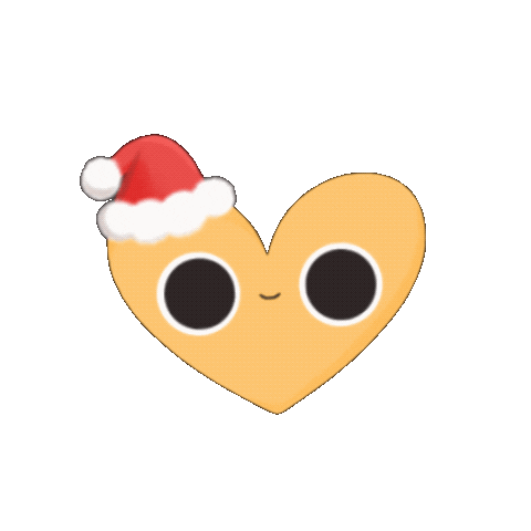 Heart Christmas Sticker