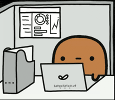 Work Work Work No GIF by Sad Potato Club