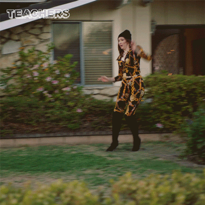 High Heels Running GIF by Teachers on TV Land
