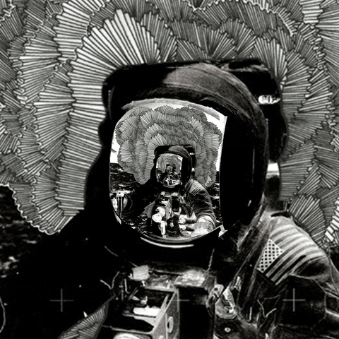 black and white space GIF by Feliks Tomasz Konczakowski