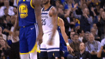 Happy Golden State Warriors GIF by NBA