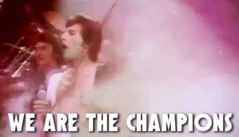 We Are The Champions GIFs - Get the best GIF on GIPHY