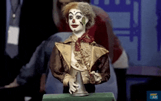 scary clown GIF by ANTIQUES ROADSHOW | PBS