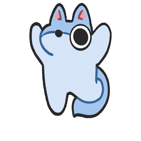 Dog Fox Sticker