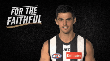 collingwood magpies afl GIF by CollingwoodFC