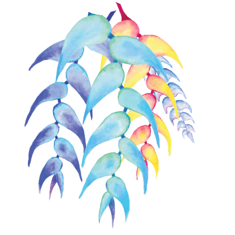 Hand Painted Vacation Sticker by kokoh_bikini