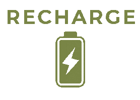 Battery Recharge Sticker by Vibetality