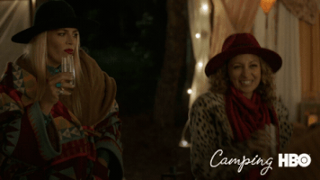 nicole richie sips wine GIF by Camping