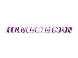 Hemmungen Sticker by Civilist Berlin