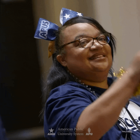 Happy Cheering GIF by American Military University