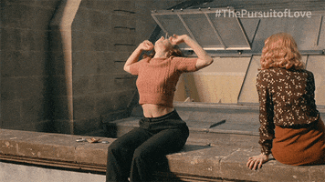 Stretching Lily James GIF by Amazon Prime Video