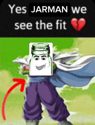 Fit Check Jar Man GIF