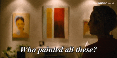 Art Gallery GIF by The Roku Channel