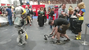 Iron Man Filming GIF