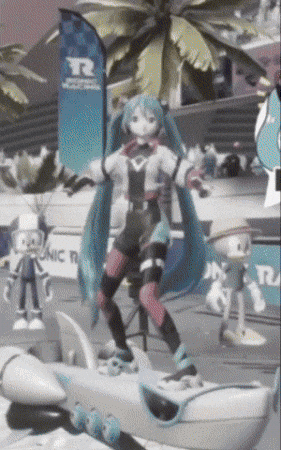 Hatsune Miku Laughing GIF