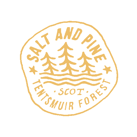 Salt and Pine Sticker