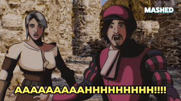 Scared The Witcher GIF by Mashed