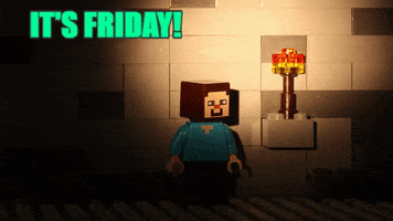 Excited Its Friday GIF by LEGO