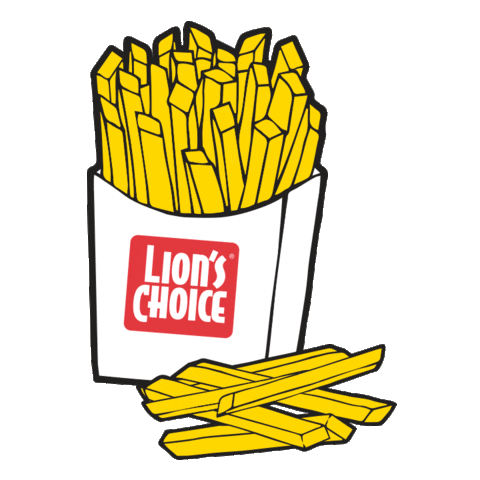 Natural Cut Fries Sticker by Lion's Choice