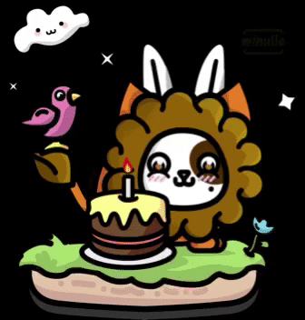 minulle leo birthday minulle kani minullekani leo bunny GIF