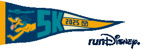 5K Rundisney Sticker by Disney Sports