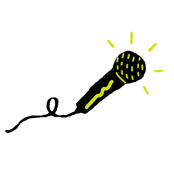 Mic Singing Sticker by ATTN for iOS & Android GIPHY