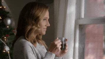 christmas tree tea GIF by Hallmark Channel