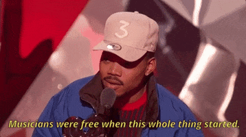 chance the rapper musicians were free when this whole thing started GIF by iHeartRadio