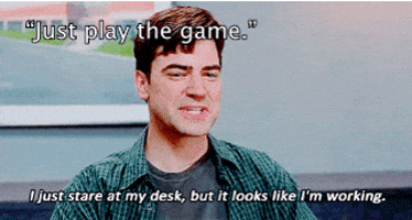 office space just play the game GIF