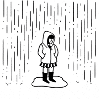 Angry Rainy Day GIF by Laurène Boglio