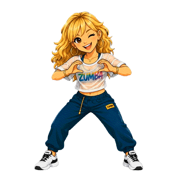 Heart Zumba Sticker by Didem Zeybek