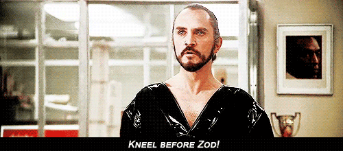 Image result for kneel before zod gif