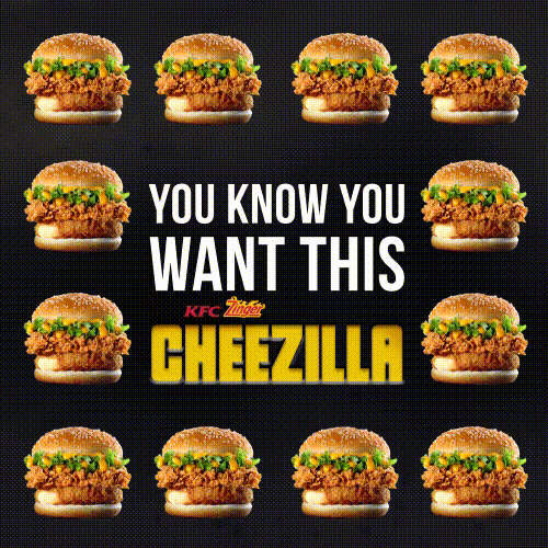 cheezilla you know you want this GIF by KFC Malaysia