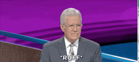 Alex Trebek Dog GIF by Jeopardy!