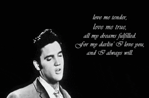 i love you elvis GIF by Maudit