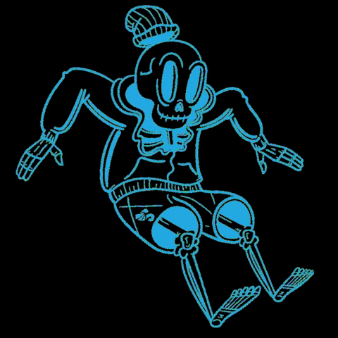Skochypstiks jumping skeleton parkour freerunning GIF